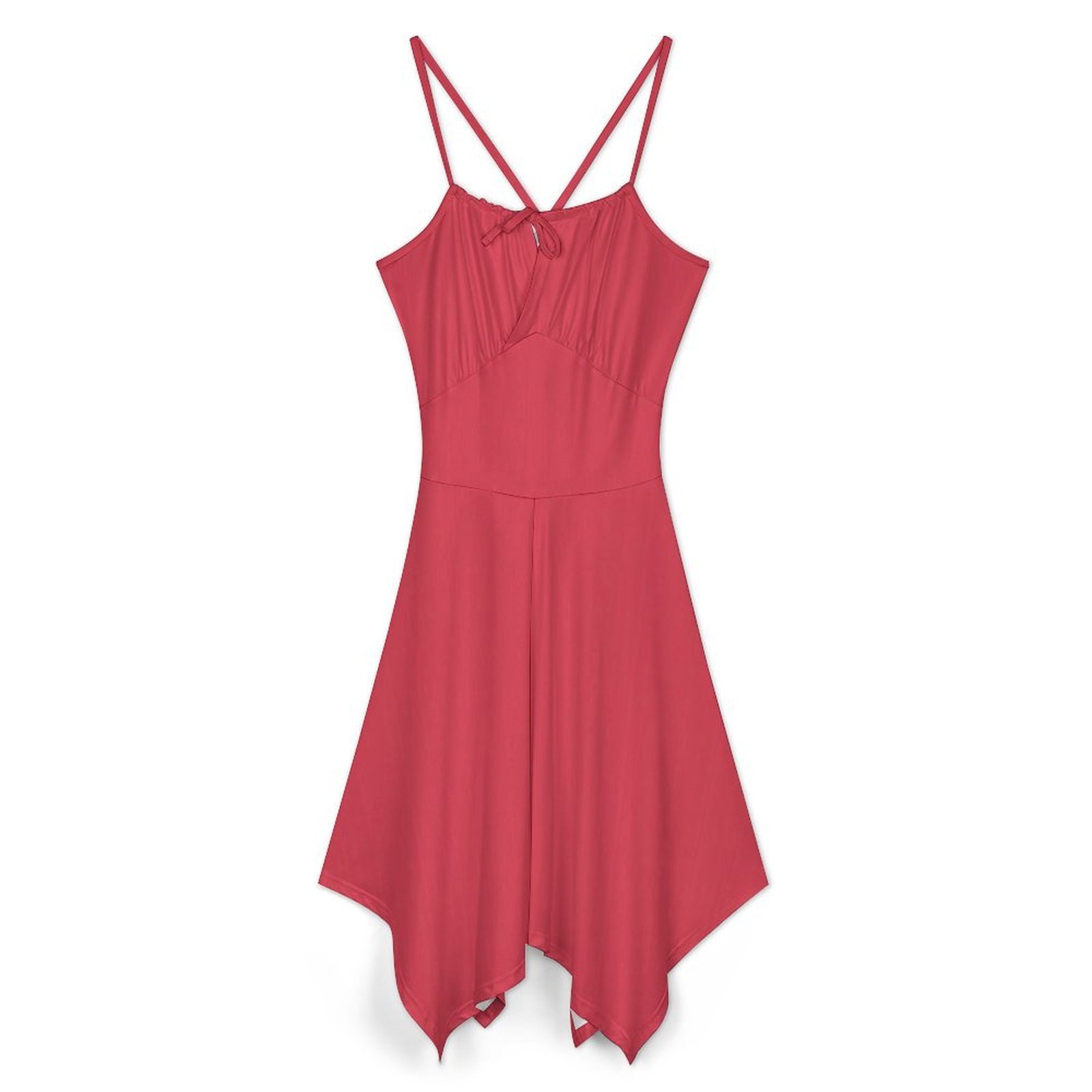 Summer Clothing Colors - Paprika Floral Smock Dress For Women