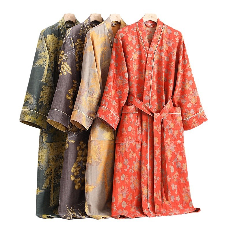 Summer Gauze Clothing - Spring Summer Pure Cotton Double Layers