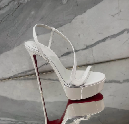 Summer Clothing Dress - Metallic leather platform stilettos sandals sexy