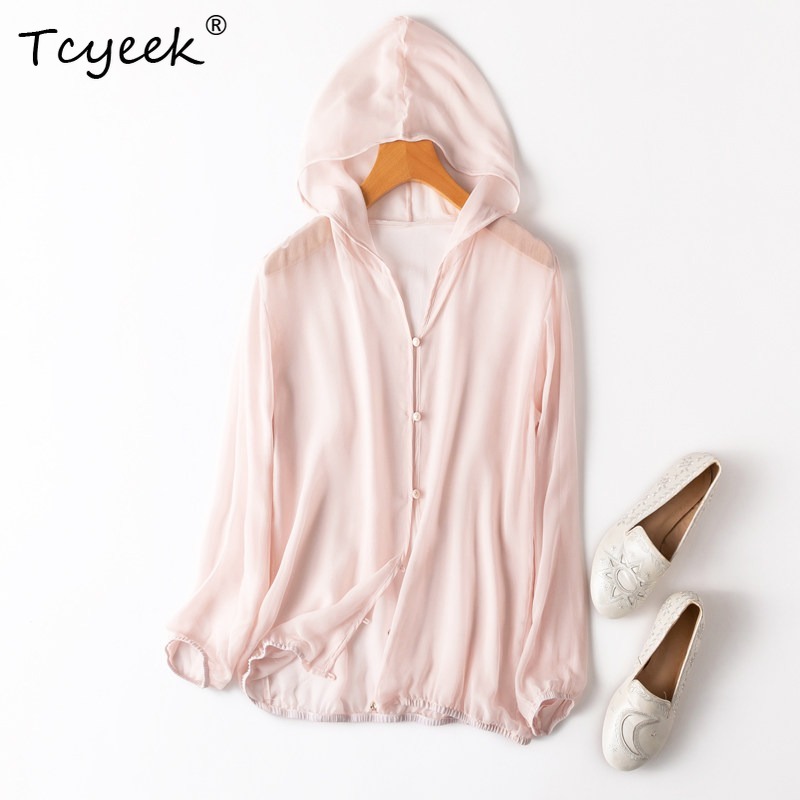 Summer Clothing For Women - Tcyeek 100% Real Mulberry Silk Woman