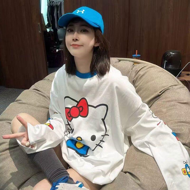 Summer Clothing For Women - Long-Sleeved Hello Kitty Summer New Style
