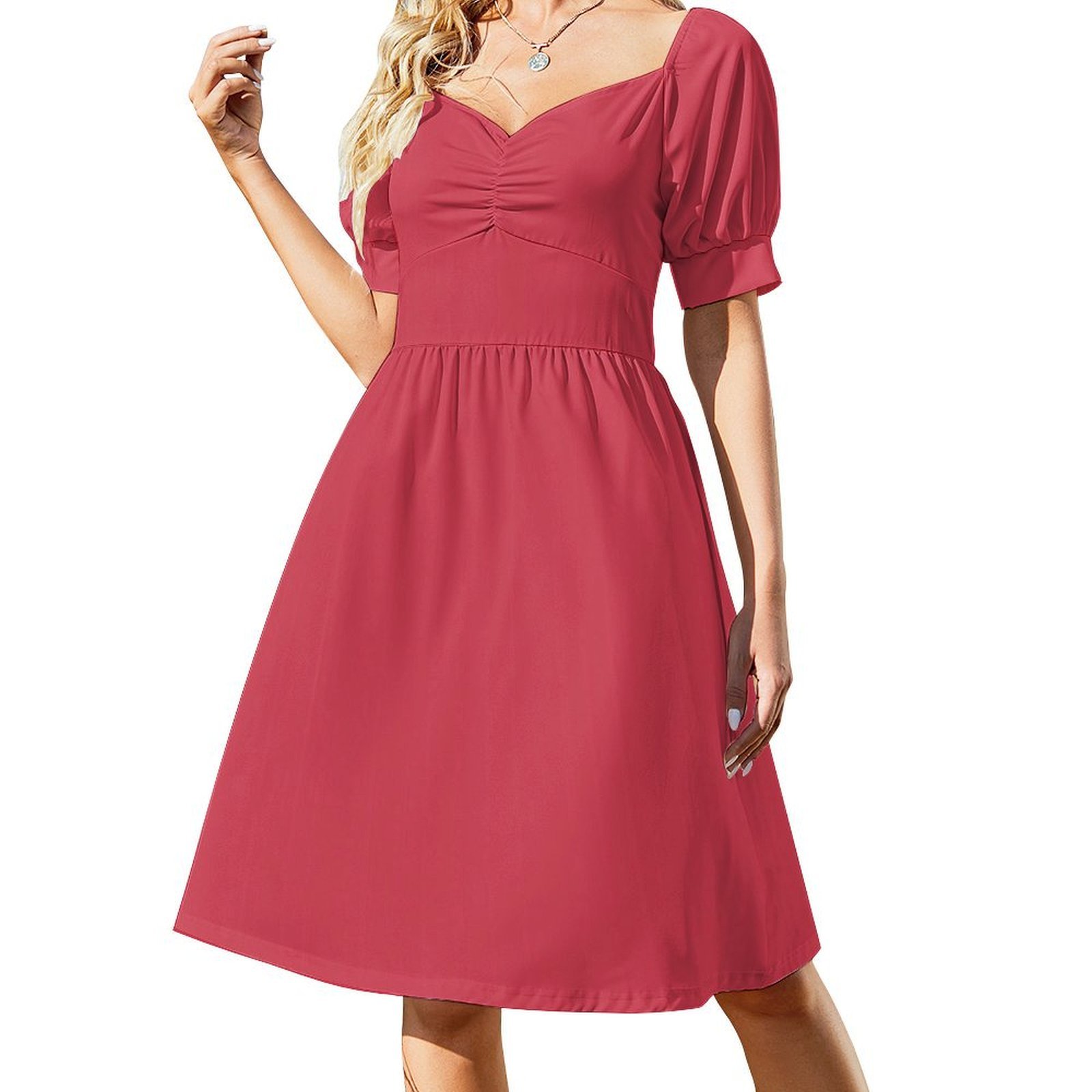 Paprika Floral Smock Dress For - Summer Clothing Colors recension och pris