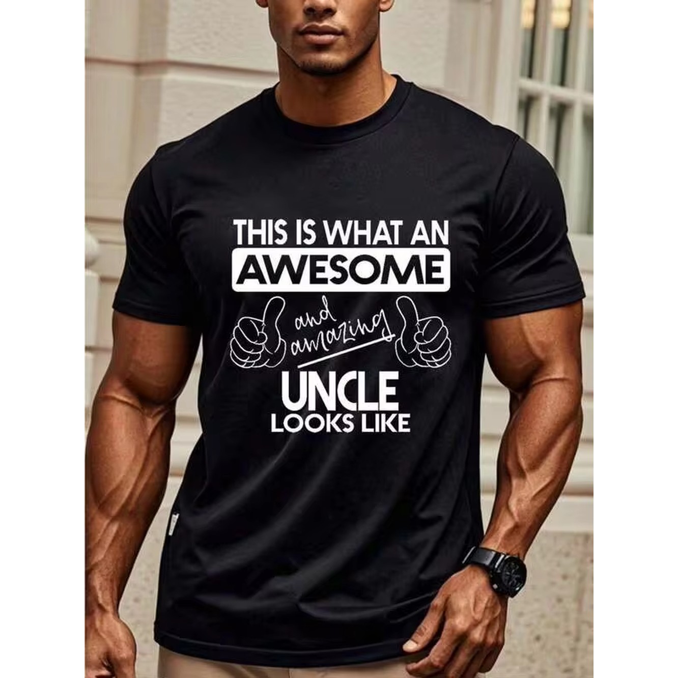 Awesome Uncle Graphic Tee THIS - Summer Clothing Outfit Ideas recension och pris