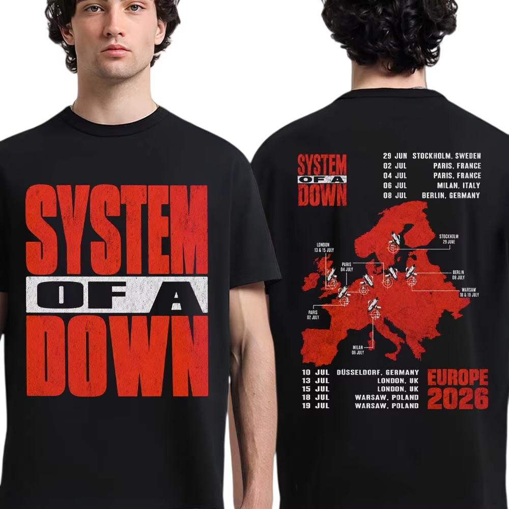 System of A Down EU and UK Tou - Summer Clothing Uk recension och pris
