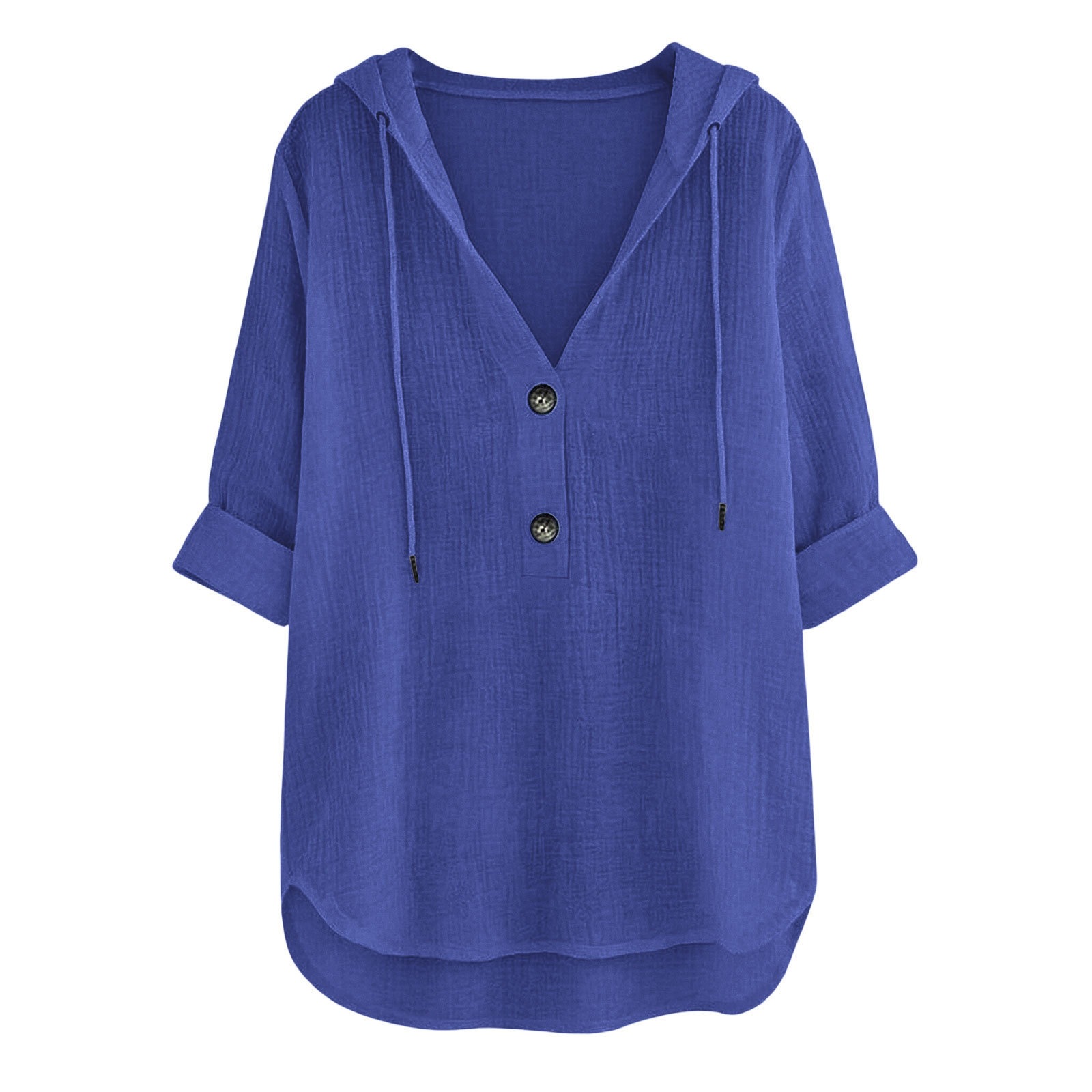 Women Hooded Drawstring V Neck - Summer Clothing Old Money recension och pris