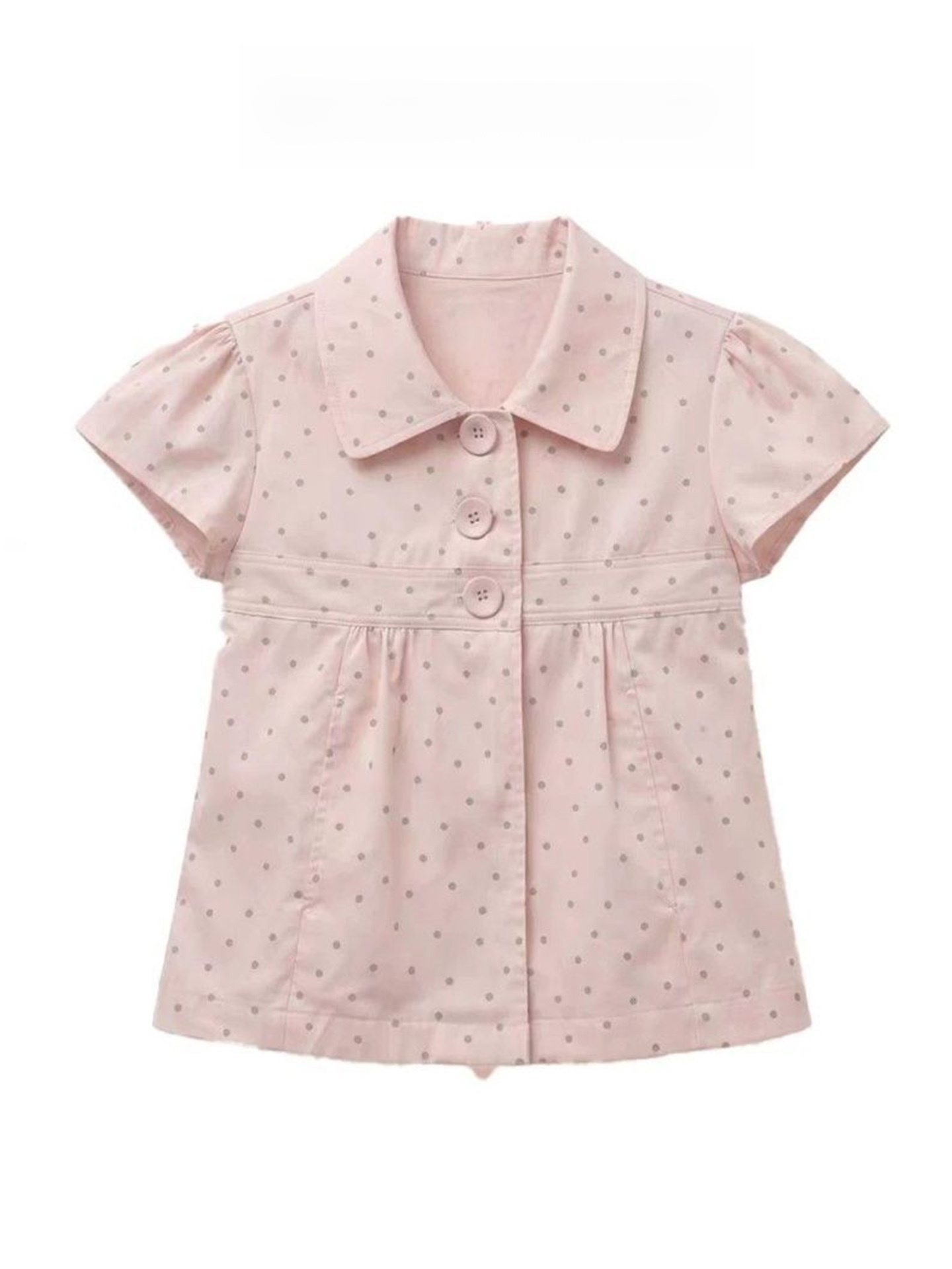 Sweet Pink Polka Dot Doll Coll - Summer Clothing Old Money recension och pris