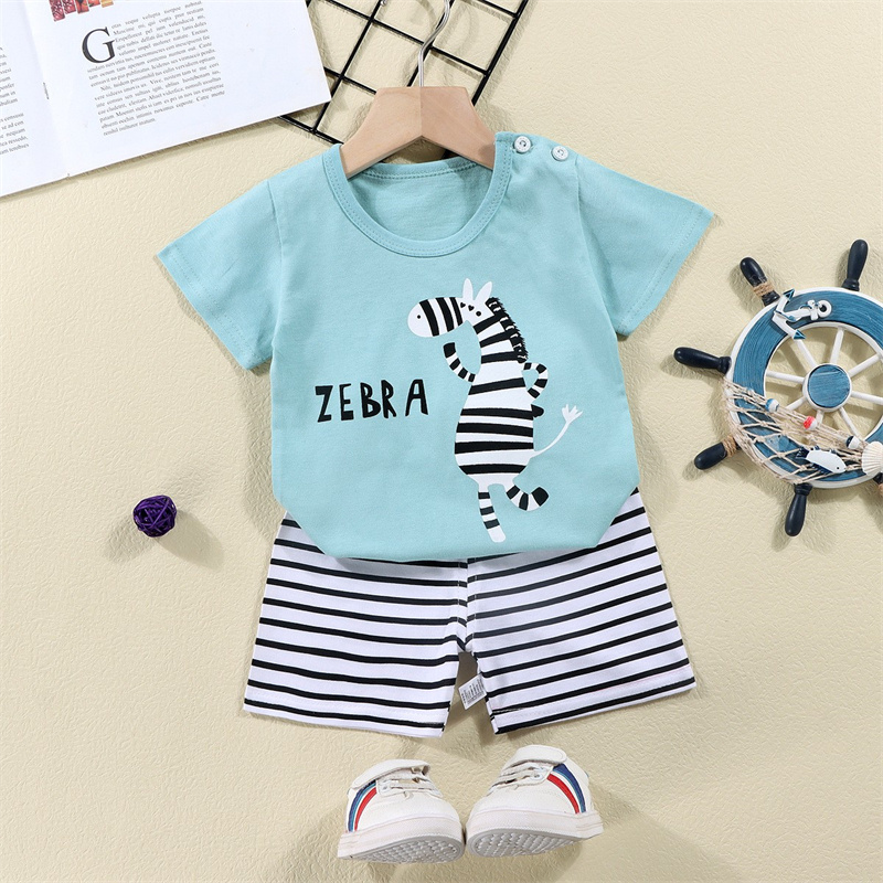 Cotton Tees+Shorts 2-piece Tra - Summer Clothing For Baby Boy recension och pris