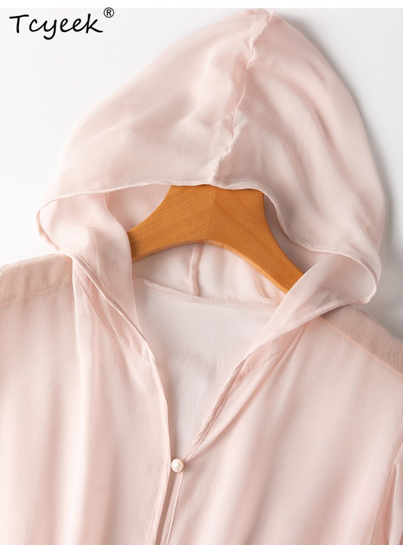 Tcyeek 100% Real Mulberry Silk - Summer Clothing For Women recension och pris