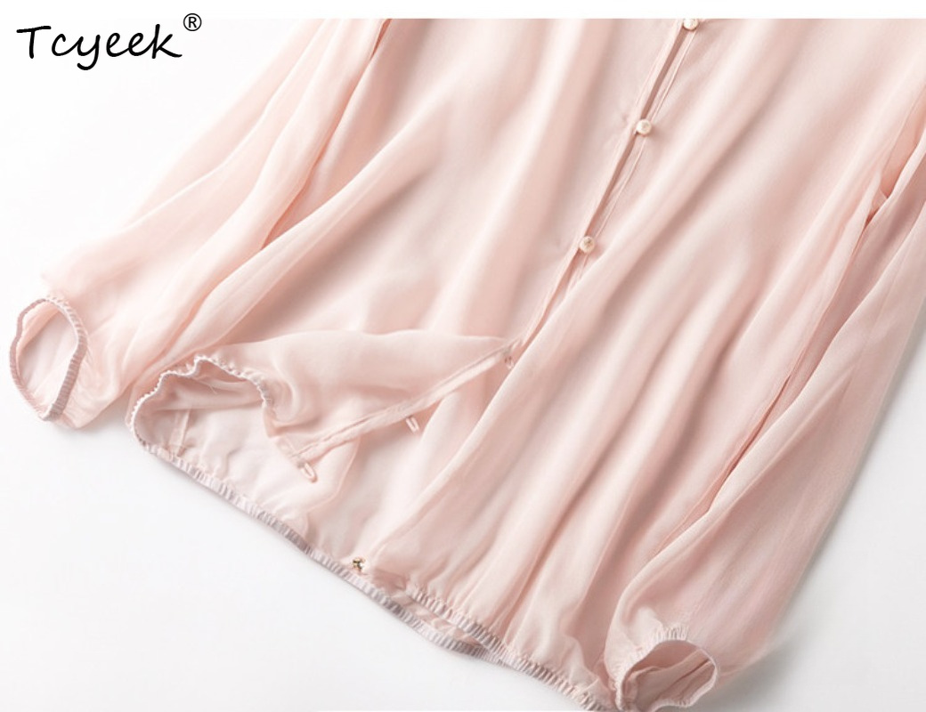 Tcyeek 100% Real Mulberry Silk - Summer Clothing For Women recension och pris