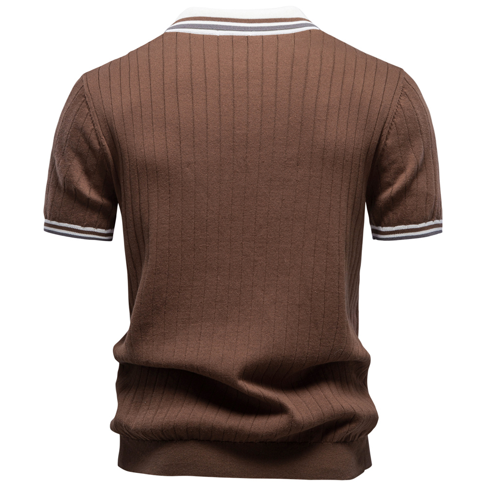 AIOPESON Men's Polo Shirt 100% - Summer Clothing Old Money recension och pris