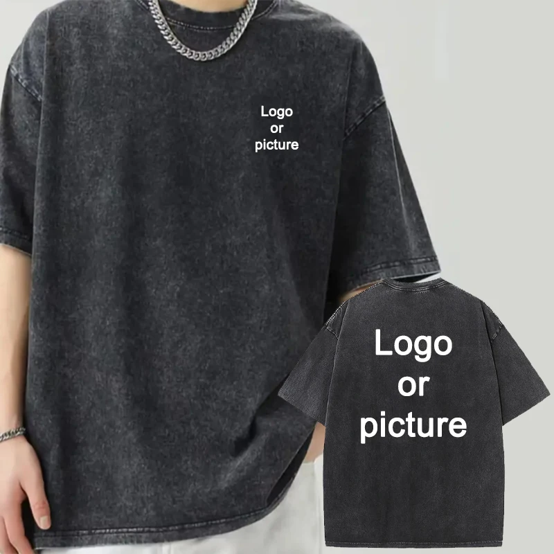 Customized Retro T-Shirt Men's - Summer Clothing Old Money recension och pris