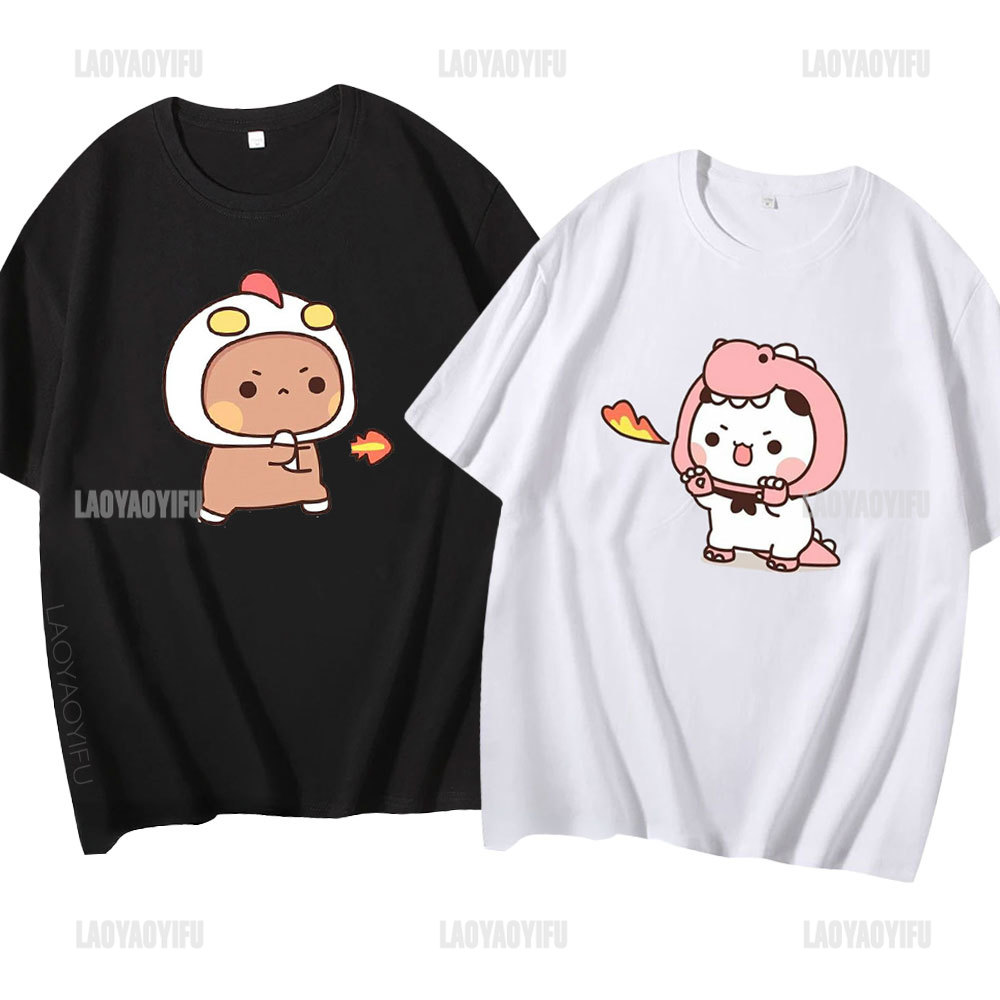 Kawaii Bubu Dudu Tshirt for Gi - Summer Clothing For 70 Year Old Woman recension och pris