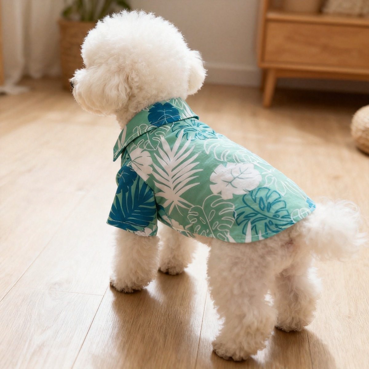 Cat Flower Shirt, Lightweight  - Summer Dog Clothing recension och pris