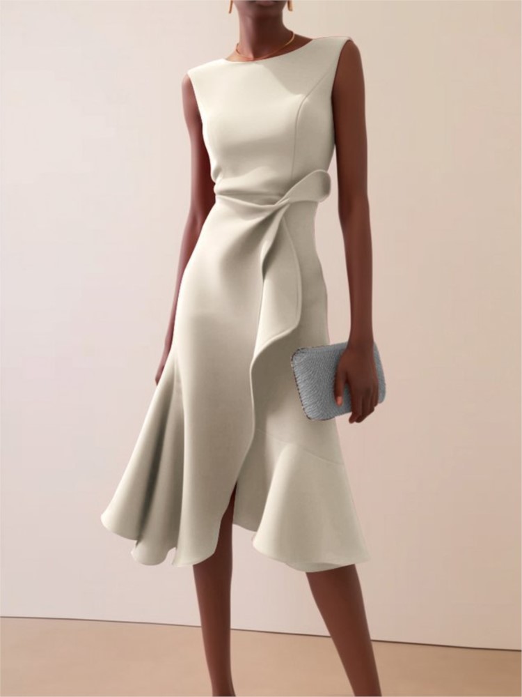 Elegant Women's Evening Dress  - Summer Clothing Drawing recension och pris