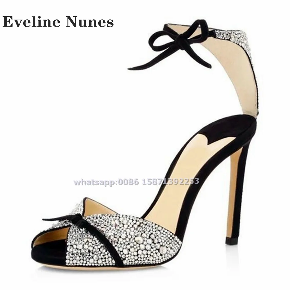 Bow Rhinestone Ankle Strap San - Summer Clothing Dress recension och pris