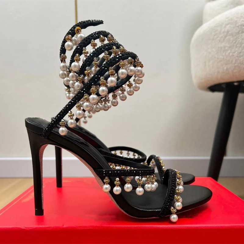 Luxury Rhinestones Pearls Tass - Summer Clothing Dress recension och pris