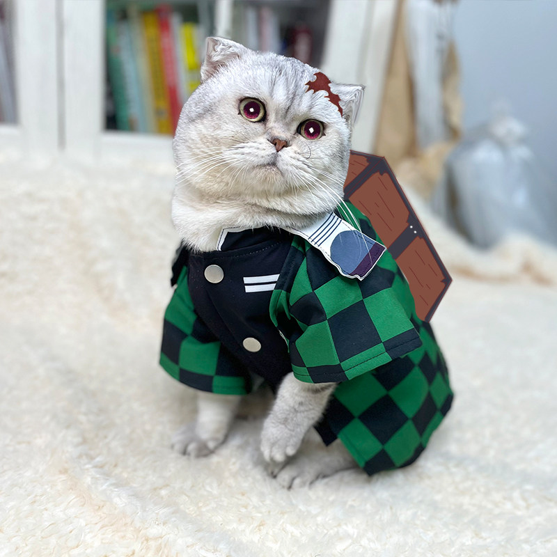 Demon Slayer Zenitsu Pet Cloth - Summer Dog Clothing recension och pris