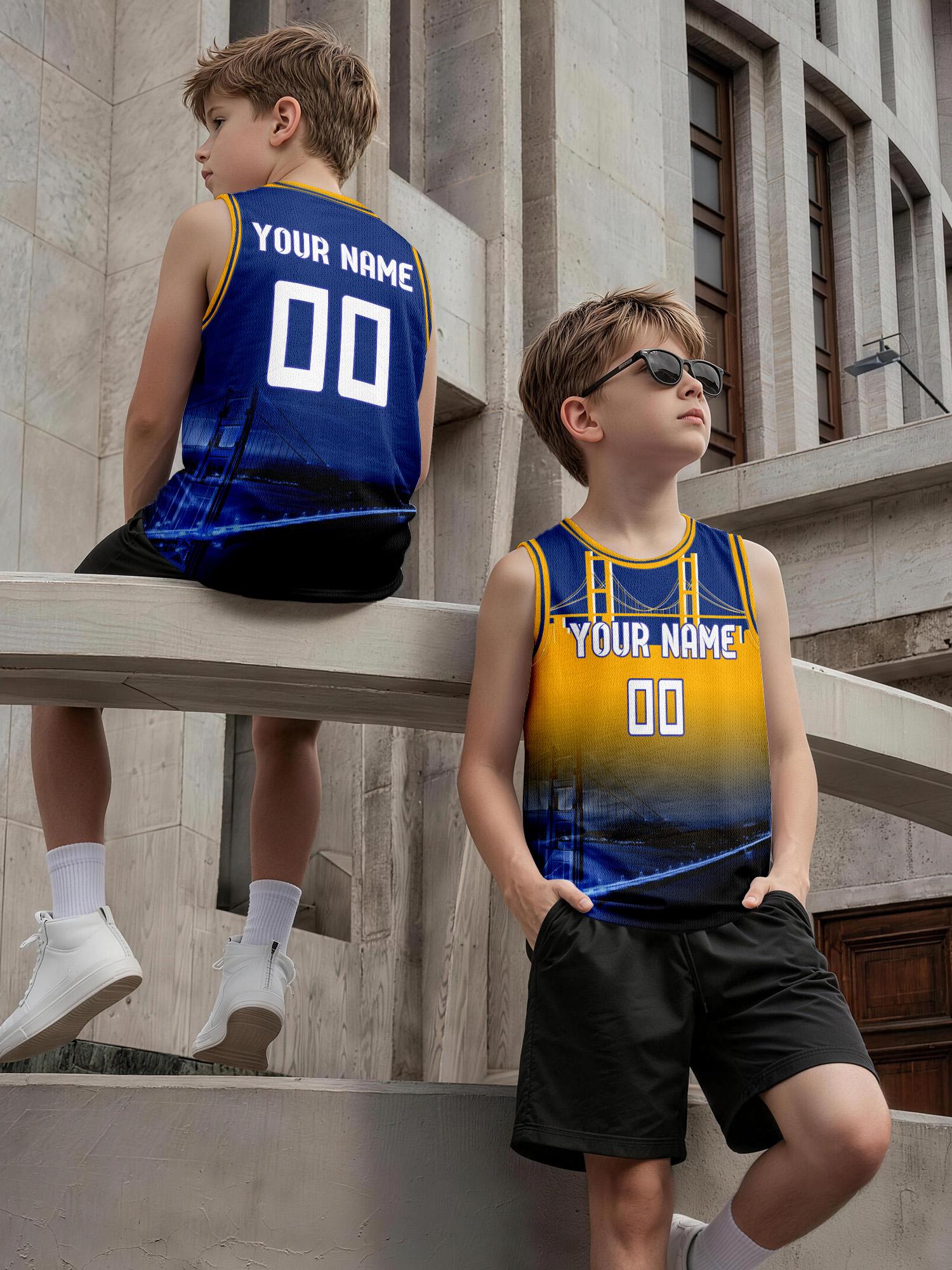 Kids Custom Gradient Basketbal - Tank Top Breathable recension och pris