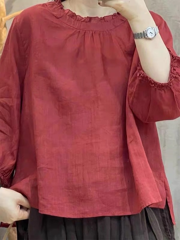 Elegant Cotton Linen Nine-Quar - Summer Clothing Old Money recension och pris