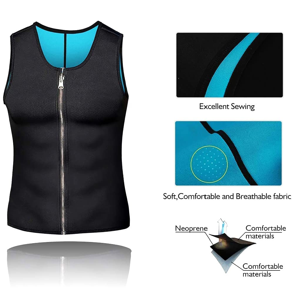 1PCS Hot Neoprene Sauna Vest f - Tank Top Breathable recension och pris