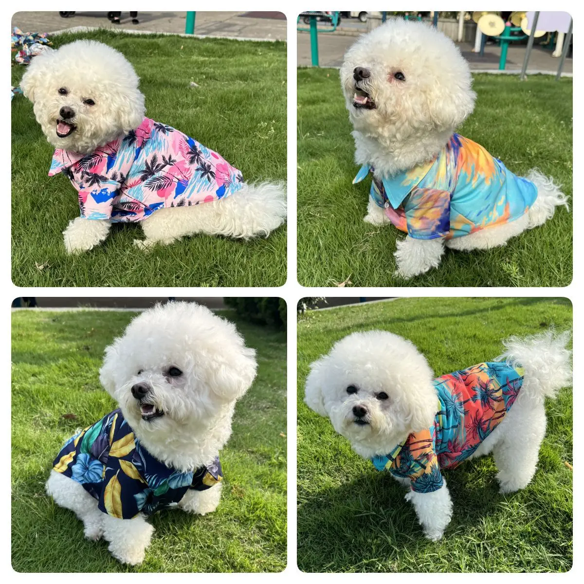 Hawaiian Shirt Pet Beach Wear  - Summer Dog Clothing recension och pris