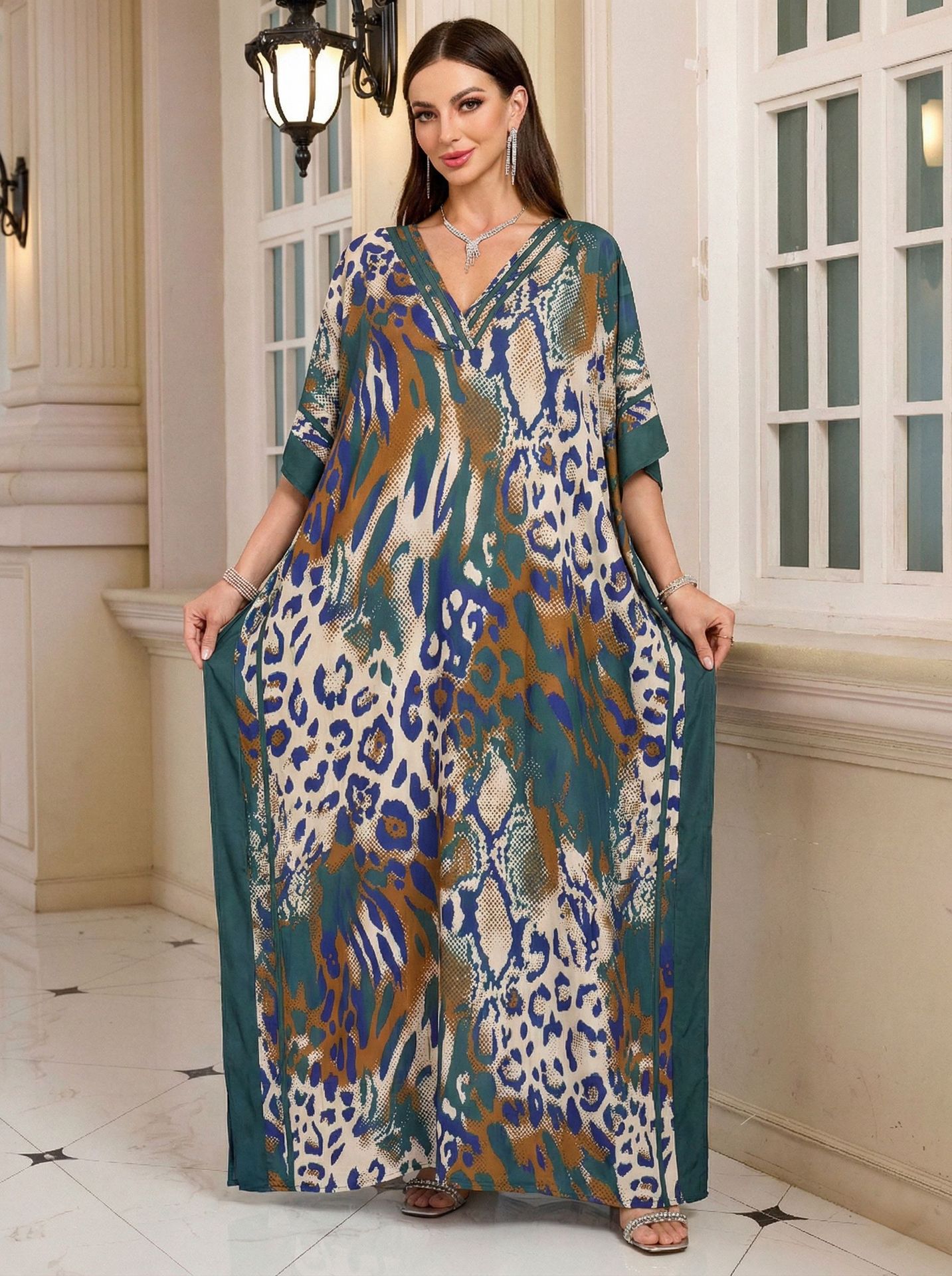 Beach Kaftans for Women Leopar - Summer Clothing Colors recension och pris