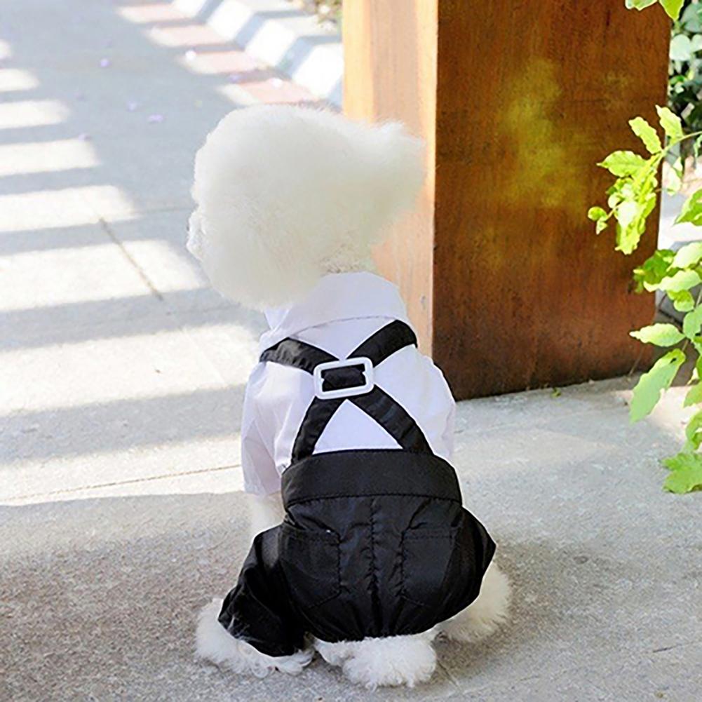 Dog Bow Tie Suit Tuxedo Costum - Summer Dog Clothing recension och pris