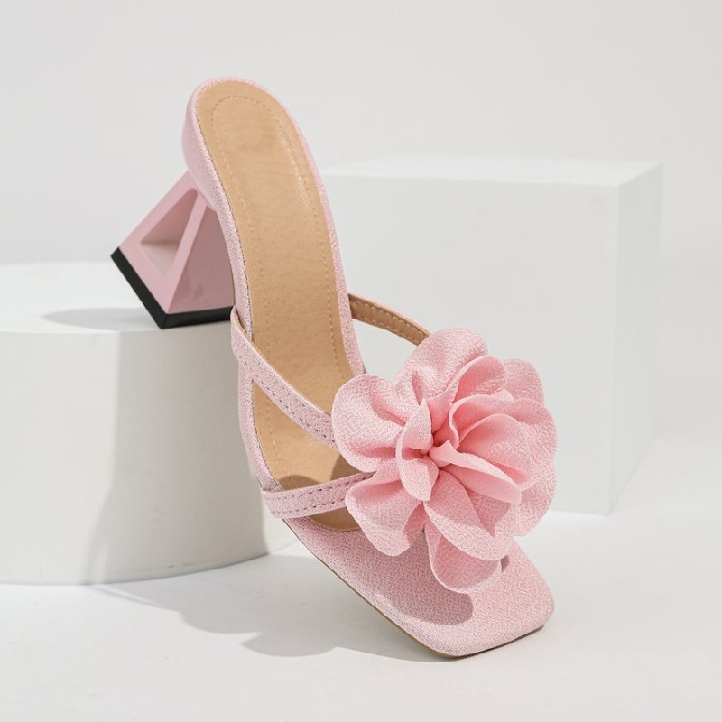 Womens 3D Flower Decor Sandals - Summer Clothing Dress recension och pris