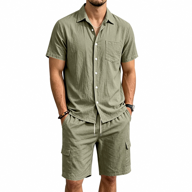Men Summer American Linen Two  - Summer Outdoor Clothing recension och pris