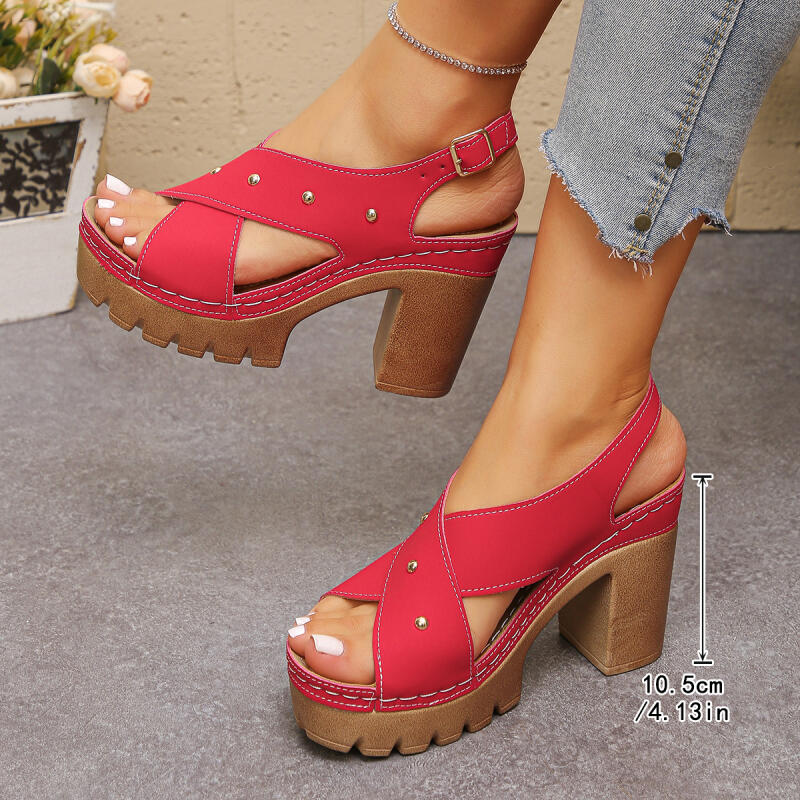 Vintage Super High Heel Cross  - Summer Clothing Dress recension och pris