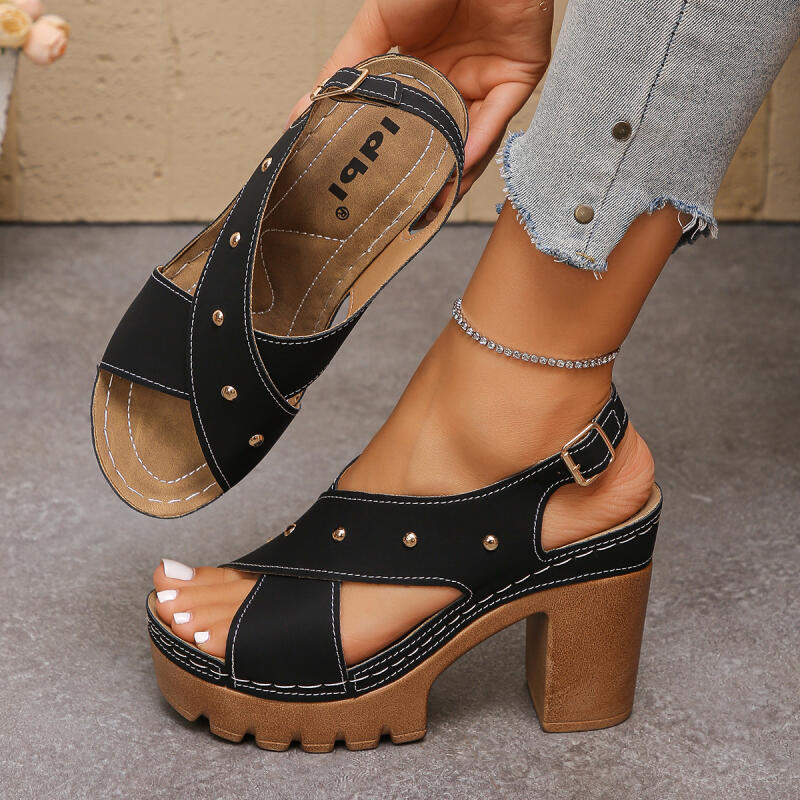 Vintage Super High Heel Cross  - Summer Clothing Dress recension och pris