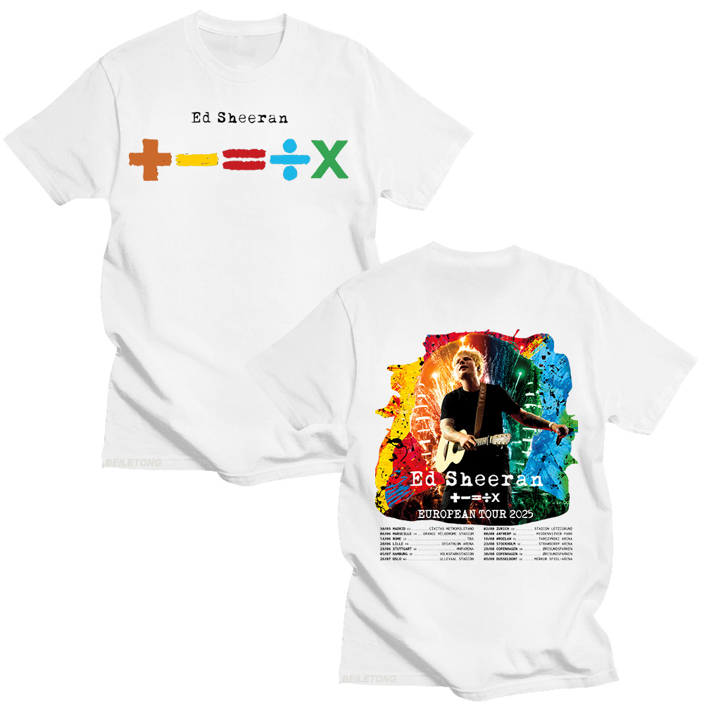 Ed Sheeran European Tour 2026  - Summer Clothing Gif recension och pris
